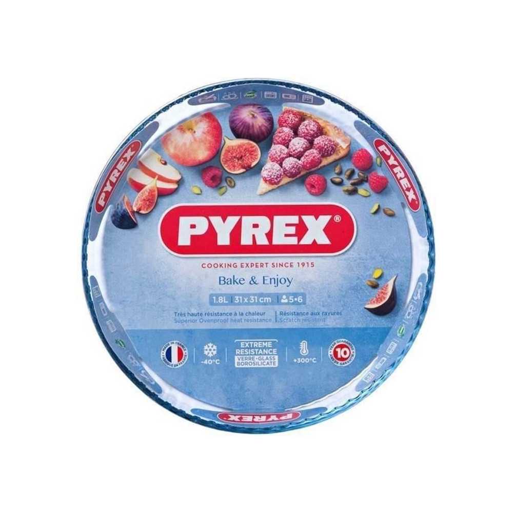 Moule a tarte - PYREX - 1450153 - En verre borosilicate - 31 cm Moule a tarte - PYREX - 1450153 - En verre borosilicate - 31 cm