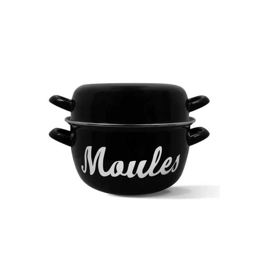 Marmite a moule - MENASTYL - 3645564 - En acier émaillé - Noir - 24 Marmite a moule - MENASTYL - 3645564 - En acier émaillé - Noir - 24