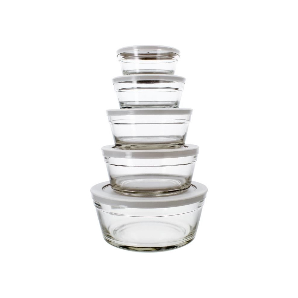 Set de 5 bols - MENASTYL - 5039038 - 150 ml, 230 ml, 400 ml, 610 ml et Set de 5 bols - MENASTYL - 5039038 - 150 ml, 230 ml, 400 ml, 610 ml et