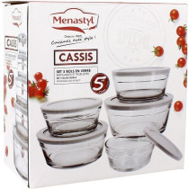 Set de 5 bols - MENASTYL - 5039038 - 150 ml, 230 ml, 400 ml, 610 ml et