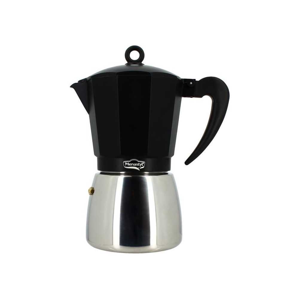 Cafetiere Italienne - MENASTYL - 3935072 - Aluminium - 12 tasses - Tou Cafetiere Italienne - MENASTYL - 3935072 - Aluminium - 12 tasses - Tou