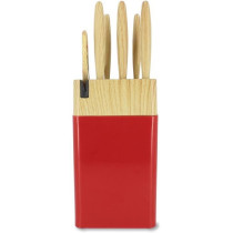 Bloc de couteaux 6 pieces - MENASTYL - 5041061 - Lame céramique - En