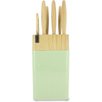 Bloc de couteaux 6 pieces - MENASTYL - 5041060 - Lame céramique - En