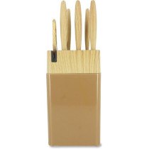 Bloc de couteaux 6 pieces - MENASTYL - 5041064 - Lame céramique - En