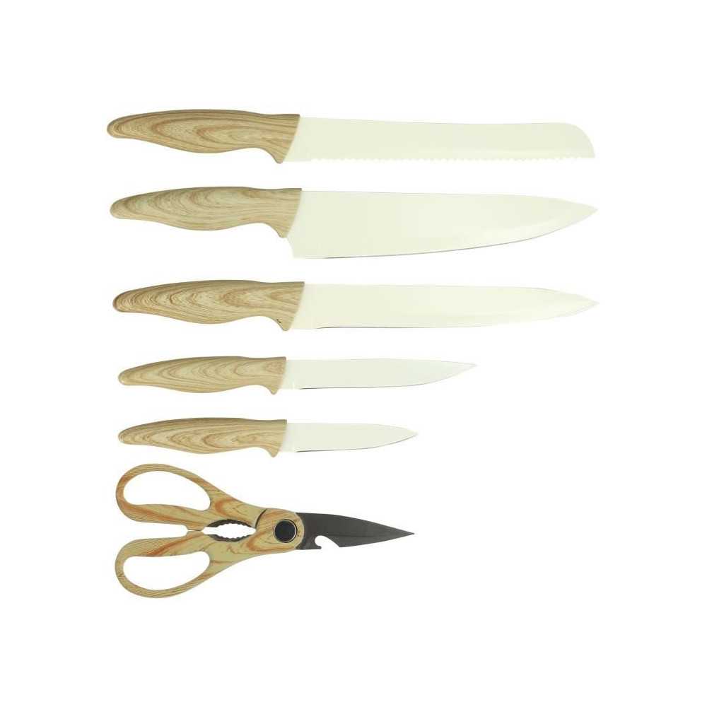 Bloc de couteaux 6 pieces - MENASTYL - 5041063 - Lame céramique - En Bloc de couteaux 6 pieces - MENASTYL - 5041063 - Lame céramique - En