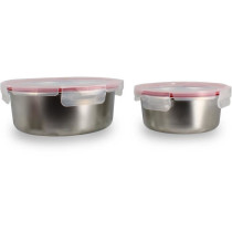 Lot de 2 boîtes hermétiques avec couvercle - MENASTYL - 5040178 - En