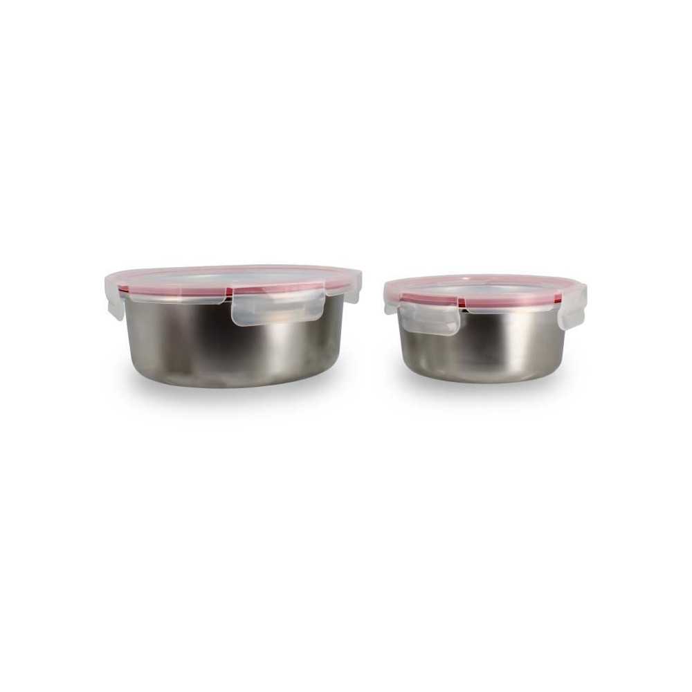 Lot de 2 boîtes hermétiques avec couvercle - MENASTYL - 5040178 - En Lot de 2 boîtes hermétiques avec couvercle - MENASTYL - 5040178 - En