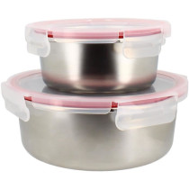 Lot de 2 boîtes hermétiques avec couvercle - MENASTYL - 5040178 - En