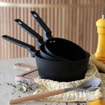 Set de 2 casseroles - MENASTYL - 6020298 - Aluminium - 18 et 20 cm - T