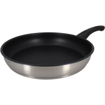 Poele - MENASTYL - 6020246 - En acier inoxydable - 24 cm - Tous feux d