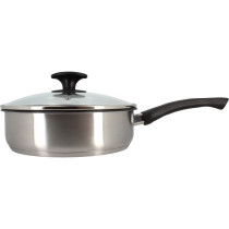 Sauteuse - MENASTYL - 6020248 - En acier inoxydable - 28 cm - Tous feu