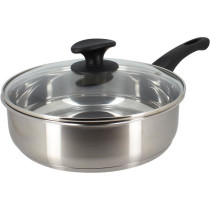 Sauteuse - MENASTYL - 6020248 - En acier inoxydable - 28 cm - Tous feu