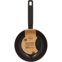 Poele - MENASTYL - 6020635 - En aluminium forgé - 20 cm - Noir - Tous