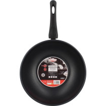 Wok - MENASTYL - 6020252 - En acier inoxydable - 28 cm - Tous feux don