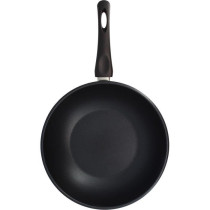 Wok - MENASTYL - 6020252 - En acier inoxydable - 28 cm - Tous feux don