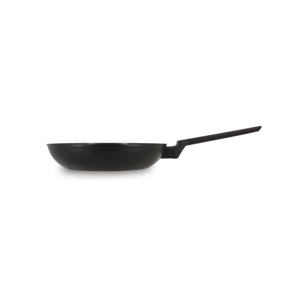 Poele - MENASTYL - 6020636 - En aluminium forgé - 24 cm - Noir - Tous Poele - MENASTYL - 6020636 - En aluminium forgé - 24 cm - Noir - Tous