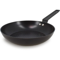 Poele - MENASTYL - 6020636 - En aluminium forgé - 24 cm - Noir - Tous