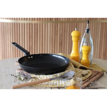 Poele - MENASTYL - 6020638 - En aluminium forgé - 28 cm - Noir - Tous