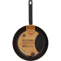 Poele - MENASTYL - 6020639 - En aluminium forgé - 30 cm - Noir - Tous