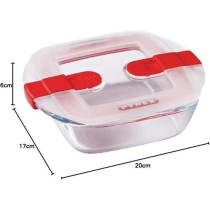 Boîte rectangulaire avec couvercle - PYREX - 1451021 - 20 x 17 cm - 1