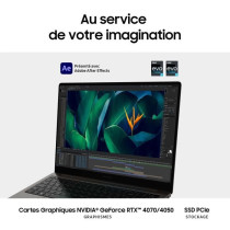 SAMSUNG Ordinateur portable Galaxy Book3 U 16 Core i9 13900H 32Gb 1TB