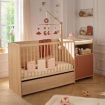 Lit combiné - 120 x 60 cm - Evolutif en 90 x 190 cm - CHARLIE - SAUTH