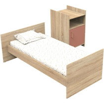 Lit combiné - 120 x 60 cm - Evolutif en 90 x 190 cm - CHARLIE - SAUTH
