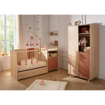Lit combiné - 120 x 60 cm - Evolutif en 90 x 190 cm - CHARLIE - SAUTH
