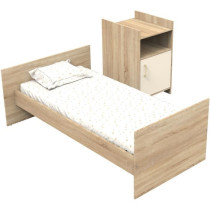 Lit combiné - 120 x 60 cm - Evolutif en 90 x 190 cm - CHARLIE - SAUTH