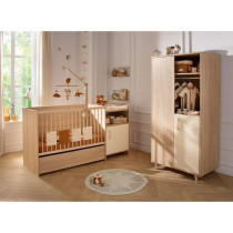 Lit combiné - 120 x 60 cm - Evolutif en 90 x 190 cm - CHARLIE - SAUTH