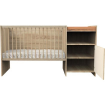 Lit combiné - 120 x 60 cm - Evolutif en 90 x 190 cm - CHARLIE - SAUTH