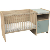 Lit combiné - 120 x 60 cm - Evolutif en 90 x 190 cm - CHARLIE - SAUTH