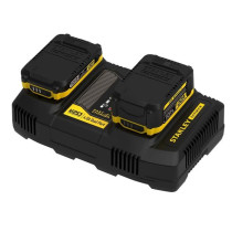 Double Chargeur - 18V 4A - Compatible avec toutes les batteries de la