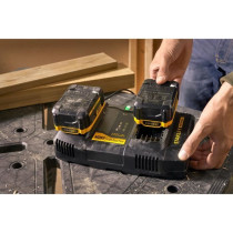 Double Chargeur - 18V 4A - Compatible avec toutes les batteries de la