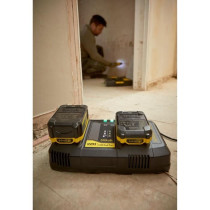 Double Chargeur - 18V 4A - Compatible avec toutes les batteries de la