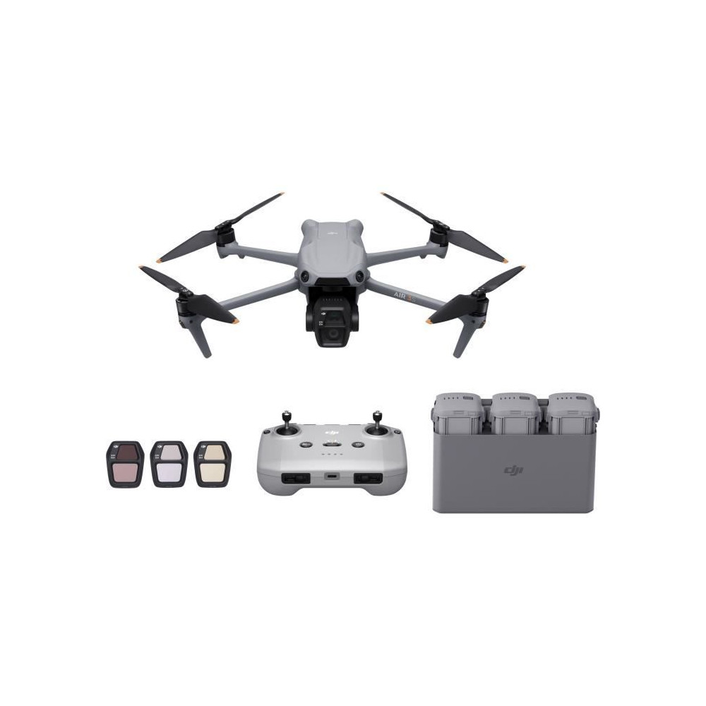Drone - DJI - Air 3S Fly More Combo (- DJI - RC-N3) - Double Caméra C Drone - DJI - Air 3S Fly More Combo (- DJI - RC-N3) - Double Caméra C