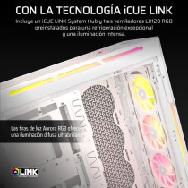 Boîtier PC ATX - CORSAIR - 5000T LX RGB - 3 Ventilateurs LX120 RGB -