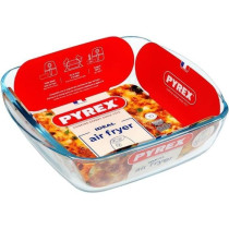 Plat air fryer - PYREX - 1450142 - Carré - En verre borosilicate - 25