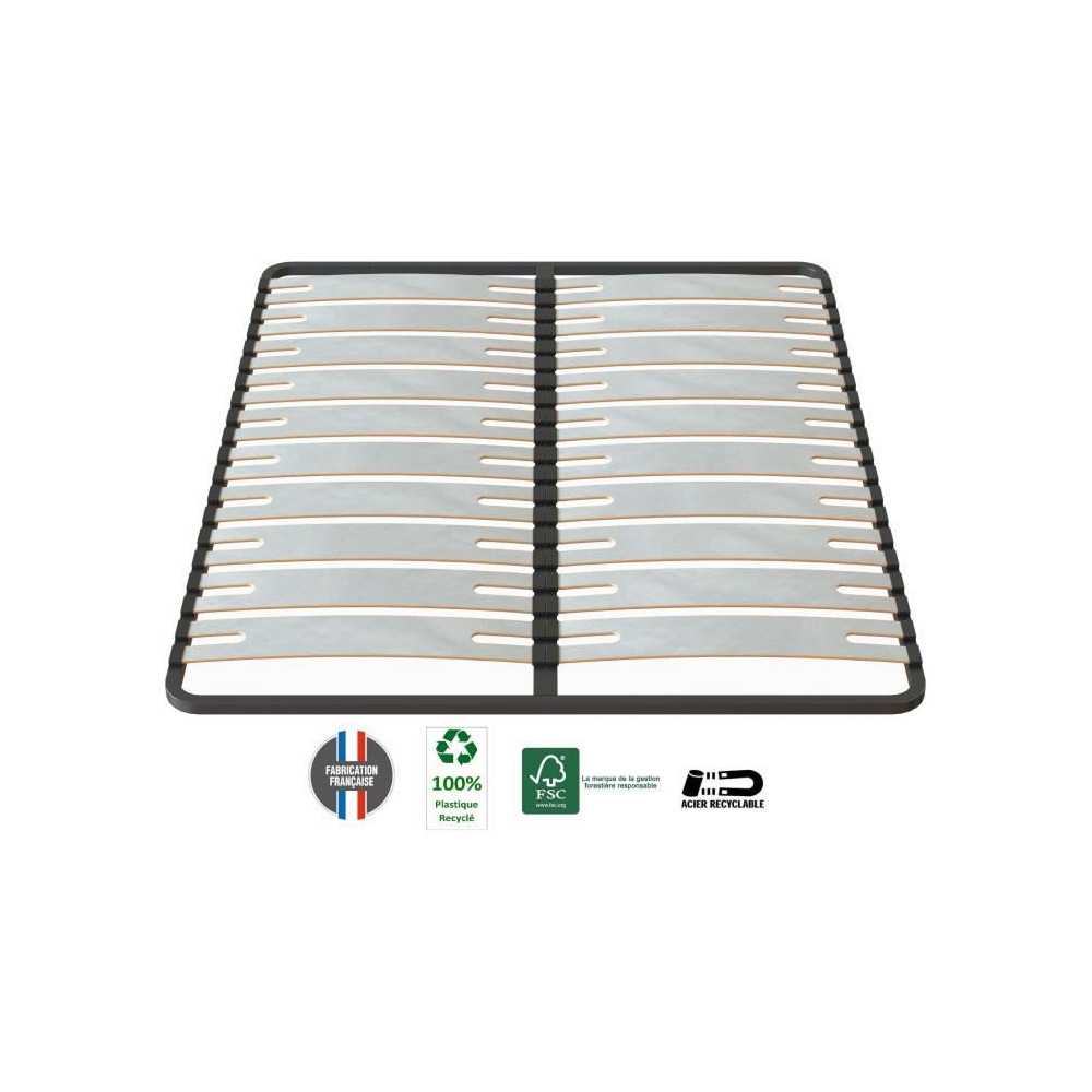 SEDAC Sommier OPTISIZE 160 x 200 - Cadre a lattes extra large 141mm de SEDAC Sommier OPTISIZE 160 x 200 - Cadre a lattes extra large 141mm de
