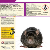 Appât pour rats et souris - ACTO - 12 blocs de 20 g - Tres attractif