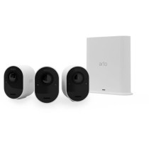 Arlo Ultra 2 - Pack de 3 caméras de surveillance Wifi sans fil - Blan