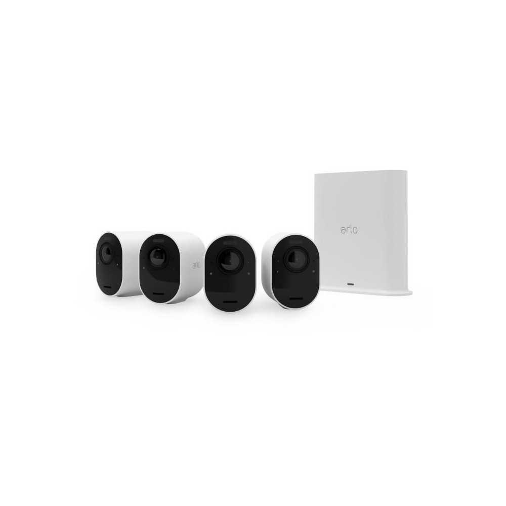 Pack 4 Cameras - ARLO - Ultra V2 - Extérieur - Batterie - Vision noct Pack 4 Cameras - ARLO - Ultra V2 - Extérieur - Batterie - Vision noct