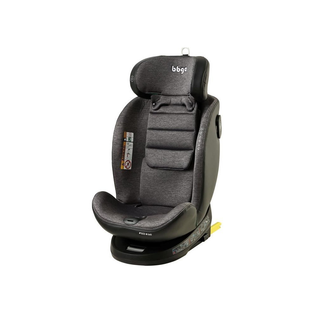 Siege-auto pivotant - BBGO - Wondersafe - Naissance a 12 ans - I-SIZE Siege-auto pivotant - BBGO - Wondersafe - Naissance a 12 ans - I-SIZE