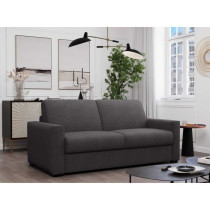 Canapé convertible express - 3 places - BL018 - Tissu como 22 Graphit