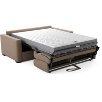 Canapé convertible express - 3 places - BL018 - Tissu como 5 Antelope