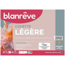Couette - 240 x 220 cm - BLANREVE - Légere - 83g/m² - Motifs imprim