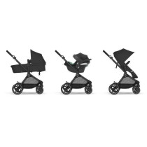CYBEX Pack Poussette Trio EOS BLACK Moon Black : Poussette convertible