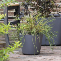 Pot de fleurs - DEROMA - Origin - 11 L - Gris