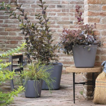 Pot de fleurs - DEROMA - Origin - 11 L - Gris