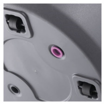 Pot de fleurs - DEROMA - Origin - 85 L - A roulettes - Gris